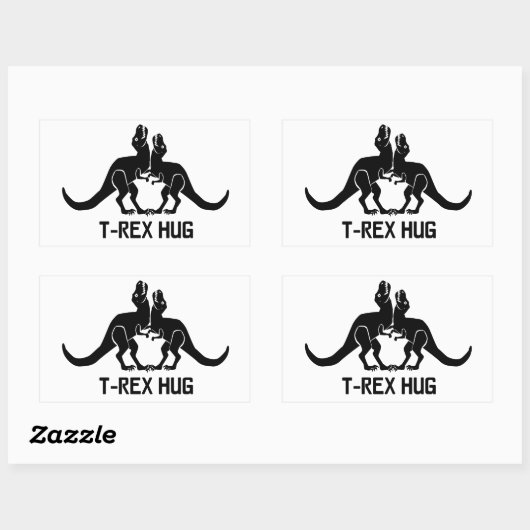 T-Rex knuffel Sticker (Vel)