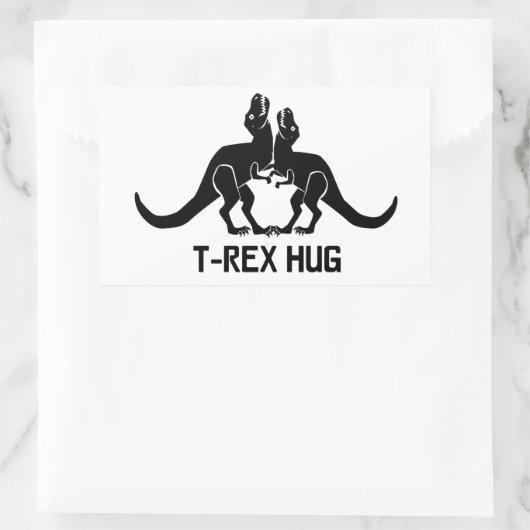 T-Rex knuffel Sticker (Tas)