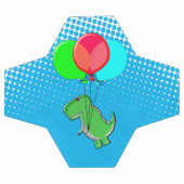 T-rex-kogels met luchtballonnen in de blauwe lucht voetbal (Enkel)