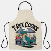 T-Rex koks Schort (Voorkant)