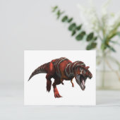 T-rex-lading Briefkaart (Staand voorkant)