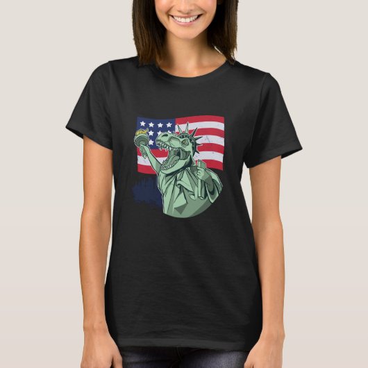 T-Rex Liberty T-shirt (Voorkant)