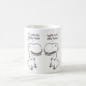 T-rex-liefde Koffiemok (Center)