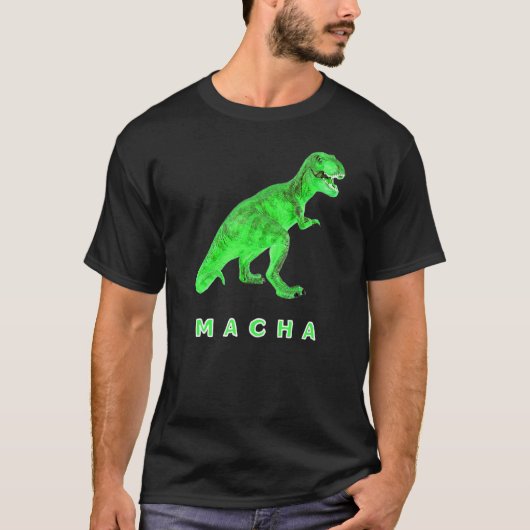 T Rex Macha Caveman T-shirt (Voorkant)
