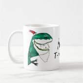 T-Rex-Mas kerstMok Koffiemok (Links)