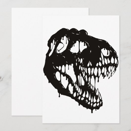 T- Rex meltdown Kaart (Voorkant / Achterkant)