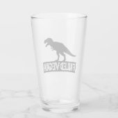 T-Rex mislukt Vegan Glas (Achterkant)