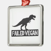 T-Rex mislukt Vegan Metalen Ornament (Links)