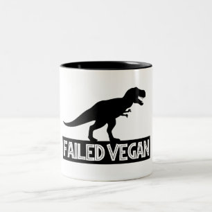 T-Rex mislukt Vegan Tweekleurige Koffiemok