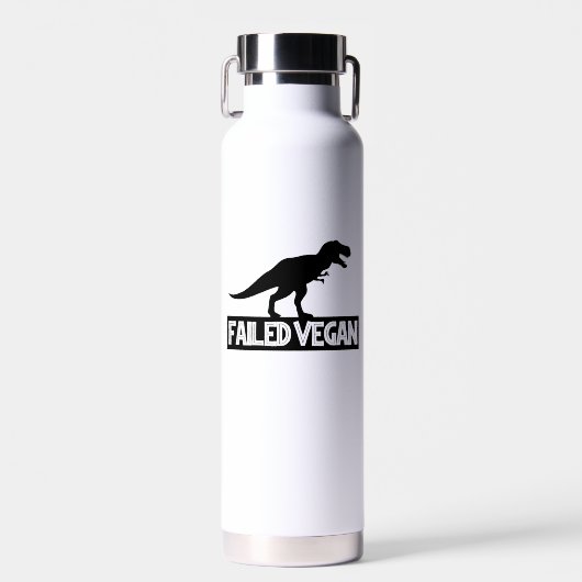 T-Rex mislukt Vegan Waterfles (Voorkant)