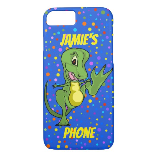 T-Rex-mobiele telefoondraagtas Case-Mate iPhone Case (Achterkant)