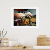 T. rex-model poster (Keuken)