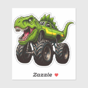 T-Rex Monster Truck Sticker
