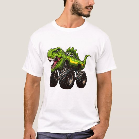 T-Rex Monster Truck T-shirt (Voorkant)