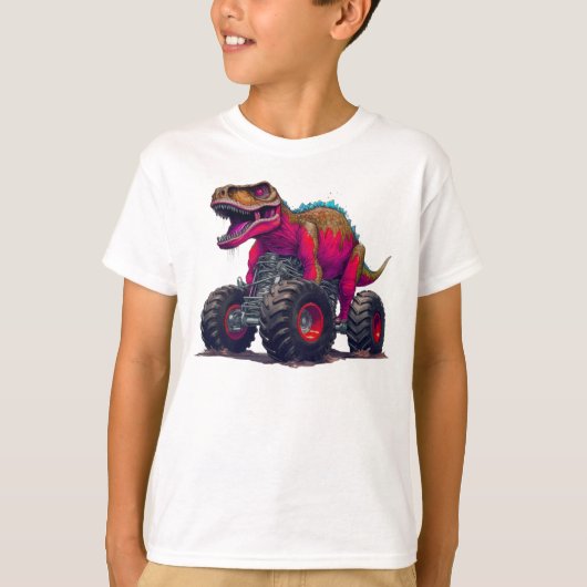 T-Rex Monster Truck T-shirt (Voorkant)