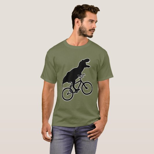 T-Rex Mountain Bike T-Shirt (Voorkant volledig)