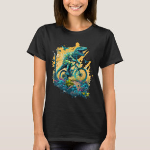 T-rex Mountainbike Trail Fietsen Tyrannosa T-shirt