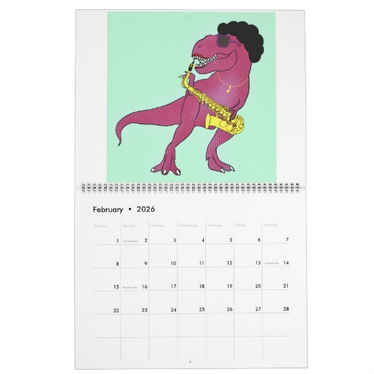 T-Rex Musicians Agenda Kalender (Feb 2026)