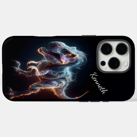 T-Rex nevel Case-Mate iPhone Case (Achterkant (horizontaal))