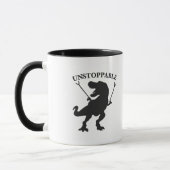 T-rex niet te stoppen - Kies achtergrondkleur Mok (Links)