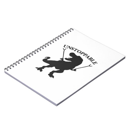 T-rex niet te stoppen - Kies achtergrondkleur Notitieboek (Linkerzijde)