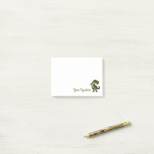 T-rex-notitiestootblok Post-it® Notes (Op bureau)