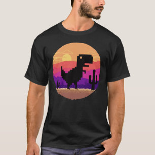 T-rex offline spel t-shirt