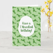 T-Rex Origami Kaart (Gele Bloem)