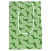 T-Rex Origami Medium Cadeauzakje (Achterkant)