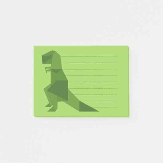 T-Rex origami Post-it® Notes (Voorkant)