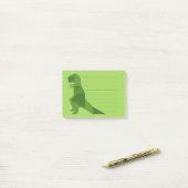 T-Rex origami Post-it® Notes (Op bureau)
