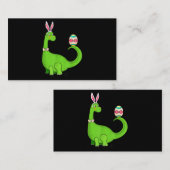 T rex paashaas grappige dinosaurus eierjongens Kin Visitekaartje (Voorkant / Achterkant)