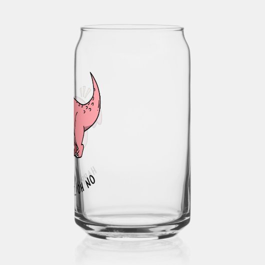 T-Rex Paasstrijd kan glas (Links)