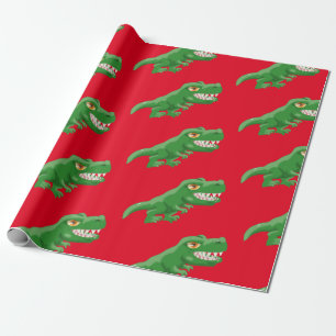 T-Rex-pakpapier Cadeaupapier