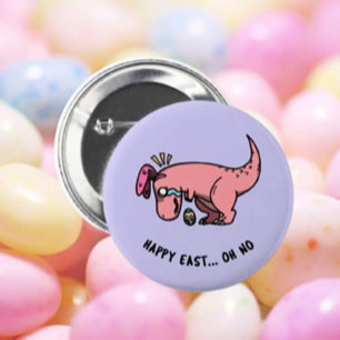 T-Rex Pasen Strijd Knop Ronde Button 5,7 Cm