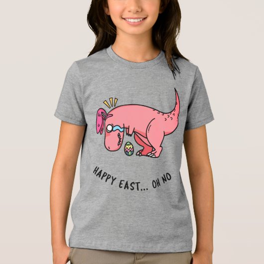 T-Rex Pasen Worsteling Kinder T-shirt (Voorkant)