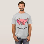 T-Rex Pasen Worsteling Shirt (Voorkant volledig)