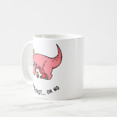 T-Rex Pasenstrijd Mok (Voorkant links)