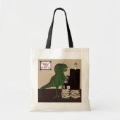 T-Rex Piano-Canvas tas (Voorkant)