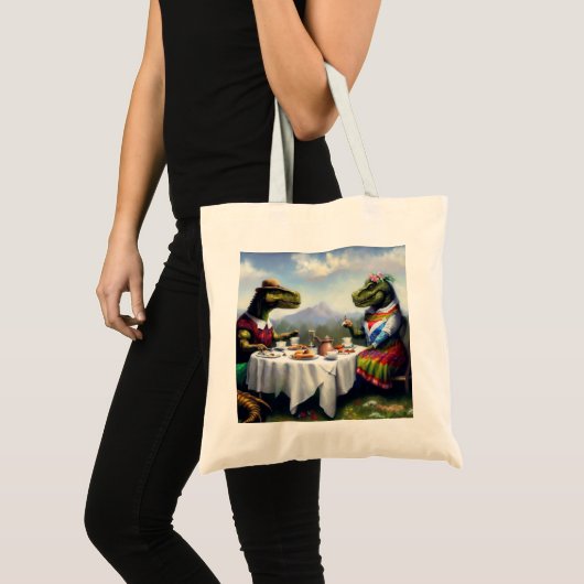 T Rex Picknick Tote Bag (Voorkant (product))