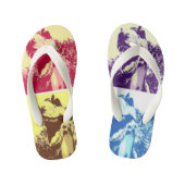 T-Rex Pop Art Kinder Teenslippers (Voetbed)