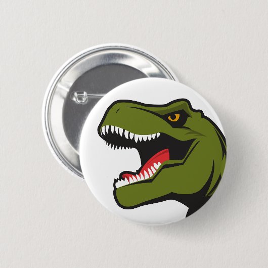 T-Rex-pop Ronde Button 5,7 Cm (Voorkant /achterkant)