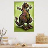 T-Rex Poster (Keuken)