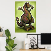 T-Rex Poster (Thuiskantoor)