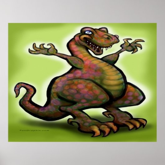 T-Rex Poster (Voorkant)