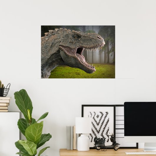 T-rex Poster (Thuiskantoor)