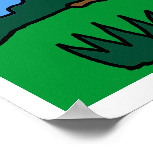 T-Rex Poster!! Rij 24x32!!! Poster (Hoek)