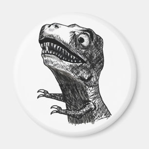 T-Rex Rage Meme - Magnet