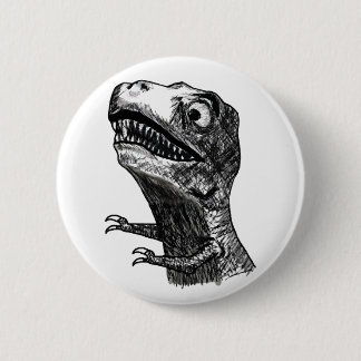 T-Rex Rage Meme - Pinback Button
