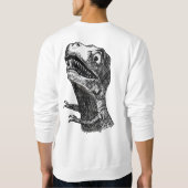 T-Rex Rage Meme - tweezijdig Sweatshirt (Achterkant)